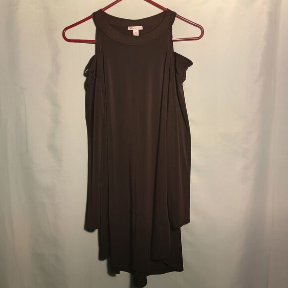 Cato Black Cold Shoulder Sleeveless Midi Dress – Size XL - Picture 1 of 5